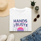 Busy Hands Neon Sign T-Shirt
